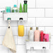 Shower Caddy Bathroom Organiser no rust white shower caddies